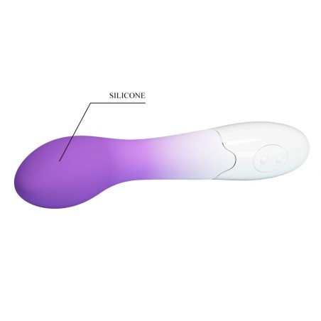 Pretty Love Bishop G-Spot Vibrator Purple/White