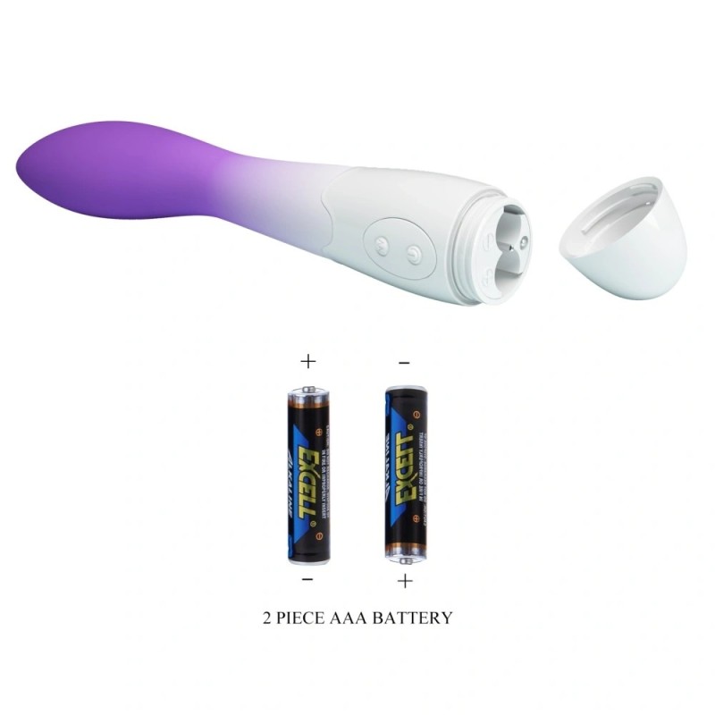 Pretty Love Bishop G-Spot Vibrator Purple/White