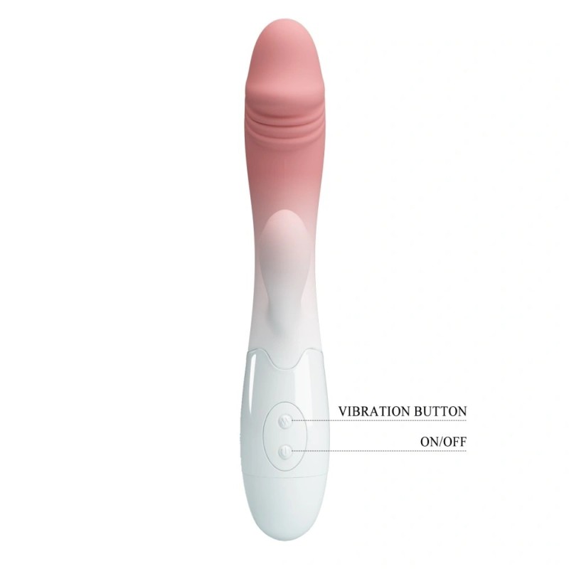 Pretty Love Snappy Bunny Rabbit Vibrator Pink/White