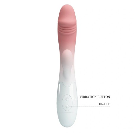 Pretty Love Snappy Bunny Rabbit Vibrator Pink/White
