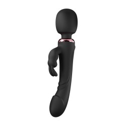 Great Mix Wand Rabbit Vibrator 2in1 Black
