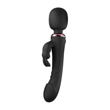 Great Mix Wand Rabbit Vibrator 2in1 Black