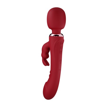 Mokko Toys Great Mix Wand Rabbit Vibrator 2 in 1 Red