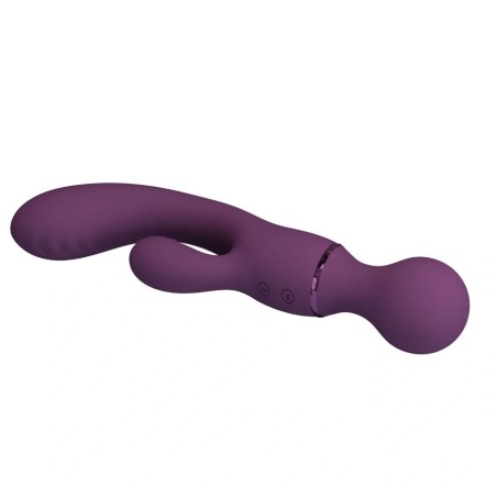 PRETTYLOVE All Rounder Rabbit Vibrator Dual Action Purple