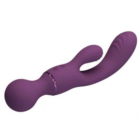 PRETTYLOVE All Rounder Rabbit Vibrator Dual Action Purple