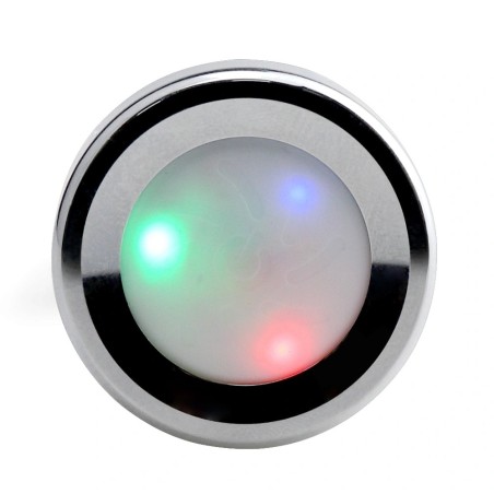 Passion Labs LED Light Metallic Butt Plug Small Silver