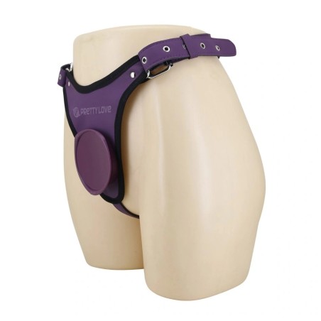 PRETTY LOVE Harness Briefs Caludio III Strap-on Purple