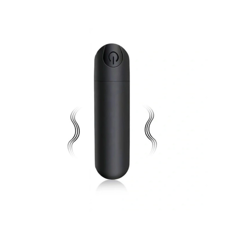 Guilty Toys VibeX Mini Bullet Vibrator 10 Modes Black