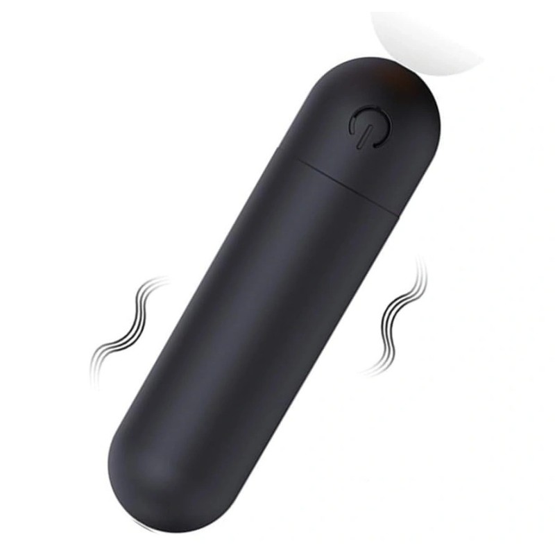 Guilty Toys VibeX Mini Bullet Δονητής 10 Προγραμμάτων Μαύρος