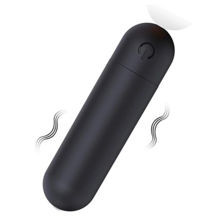 Guilty Toys VibeX Mini Bullet Δονητής 10 Προγραμμάτων Μαύρος
