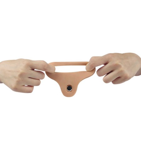 LoveToy Ultra Soft Δονούμενο Ομοίωμα με Δαχτυλίδι Πέους 18cm