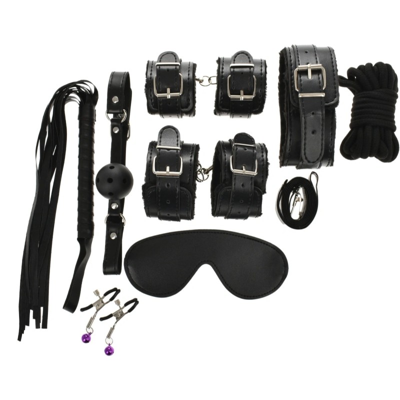 Guilty Toys Fear Me! Σετ Bondage 8 Τεμαχίων Μαύρο