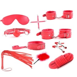 Guilty Toys Sublime Surrender Σετ BDSM 10 Τεμαχίων Κόκκινο