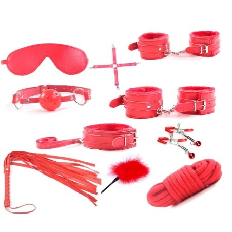 Guilty Toys Sublime Surrender Σετ BDSM 10 Τεμαχίων Κόκκινο
