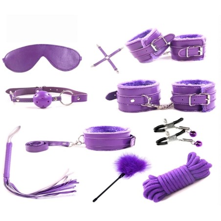 Guilty Toys Sublime Surrender BDSM Kit 10 Piece Purple