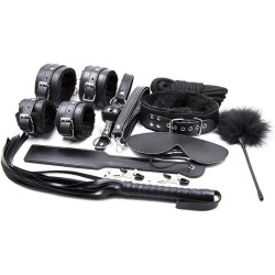 Guilty Toys Dominate Me! Σετ BDSM 10 Τεμαχίων Μαύρο