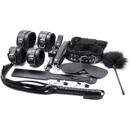 Guilty Toys Dominate Me! BDSM Kit 10 Piece Black