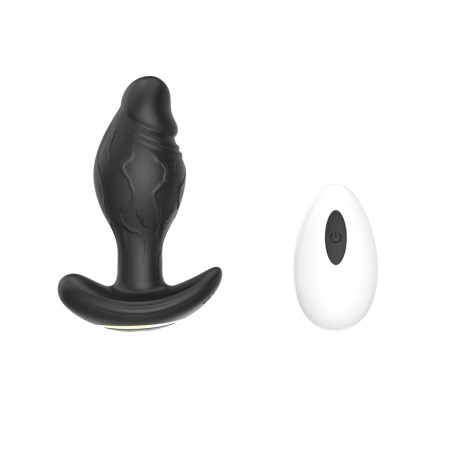 Realistic Anal Vibrator Bluetooth App Control 11cm Black