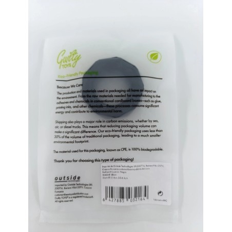Guilty Toys Penis Ring No.2 Liquid Silicone Black