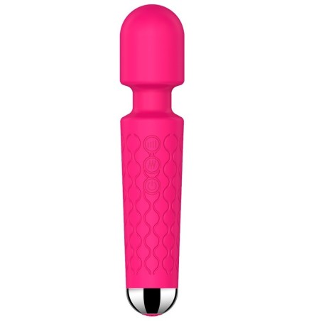 Luna | Wand Massager Σιλικόνης | 20 Προγράμματα Δόνησης - Ροζ