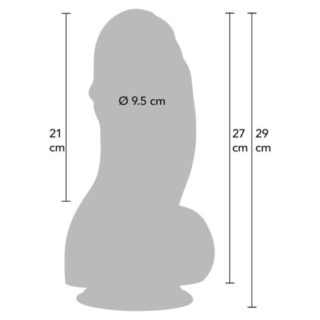 Hidden Desire | Inferno Fat Boys | XXL Dildo 27cm
