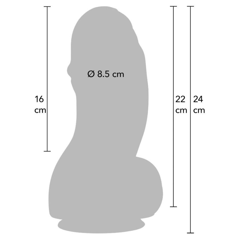 Hidden Desire Inferno Fat Boys XXL Dildo 22cm