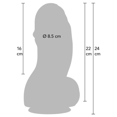 Hidden Desire Inferno Fat Boys XXL Dildo 22cm