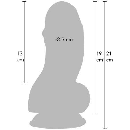 Hidden Desire Inferno Fat Boys Χοντρό Dildo 19cm