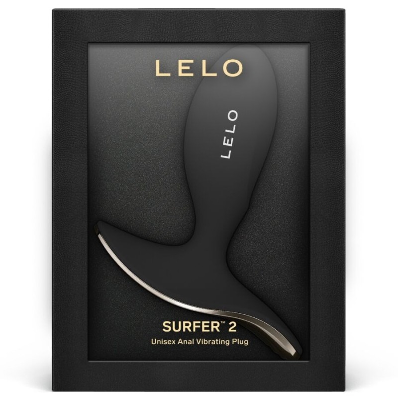 Lelo | Surfer 2 | Δονούμενη Πρωκτική Σφήνα Μαύρη
