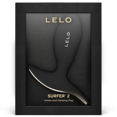 Lelo | Surfer 2 | Δονούμενη Πρωκτική Σφήνα Μαύρη