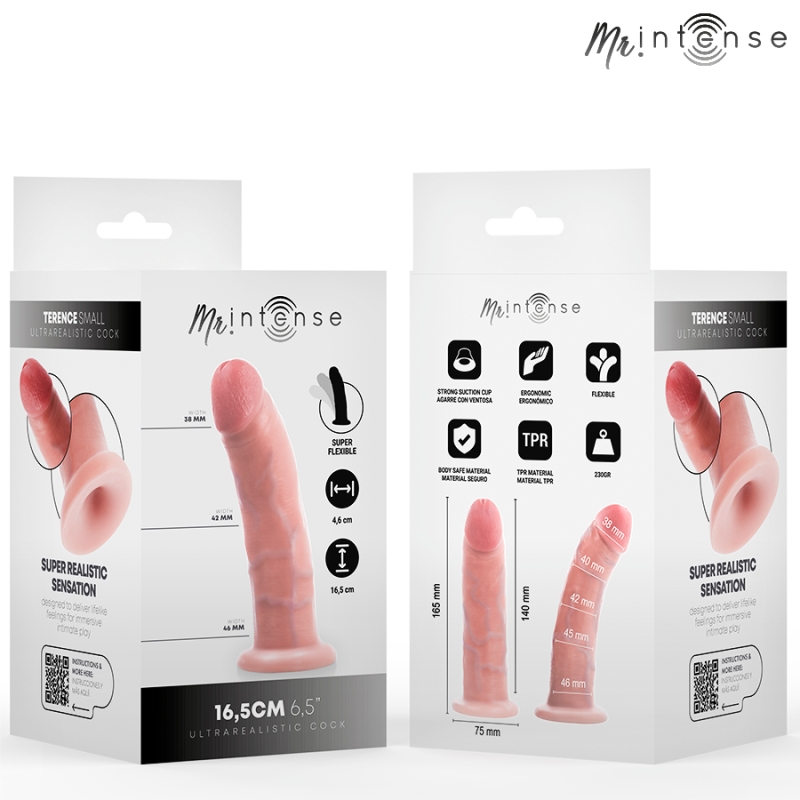 Mr Intense Terence Realistic Dildo Small 16.5 cm