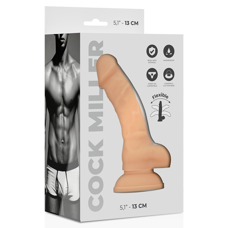 Cock Miller Realistic Silicone Dildo Articulable 13 cm