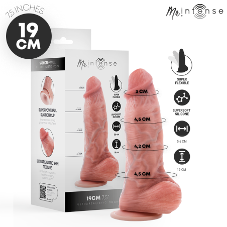 Mr Intense Spencer Realistic Silicone Dildo 19 cm