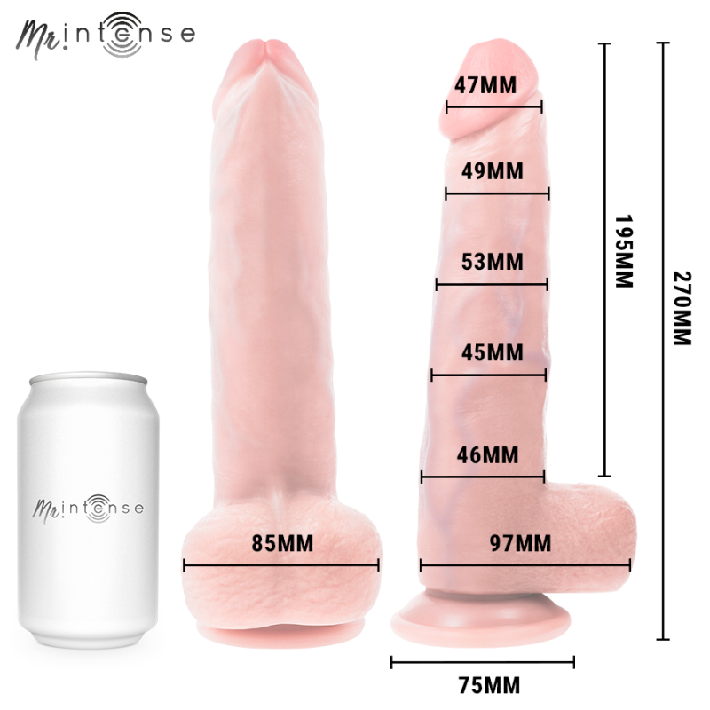Mr Intense Neeson Ρεαλιστικό Dildo με Όρχεις 27 cm