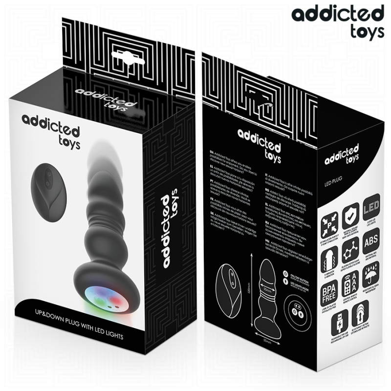 Addicted Toys | Thrusting Δονούμενη Πρωκτική Σφήνα LED