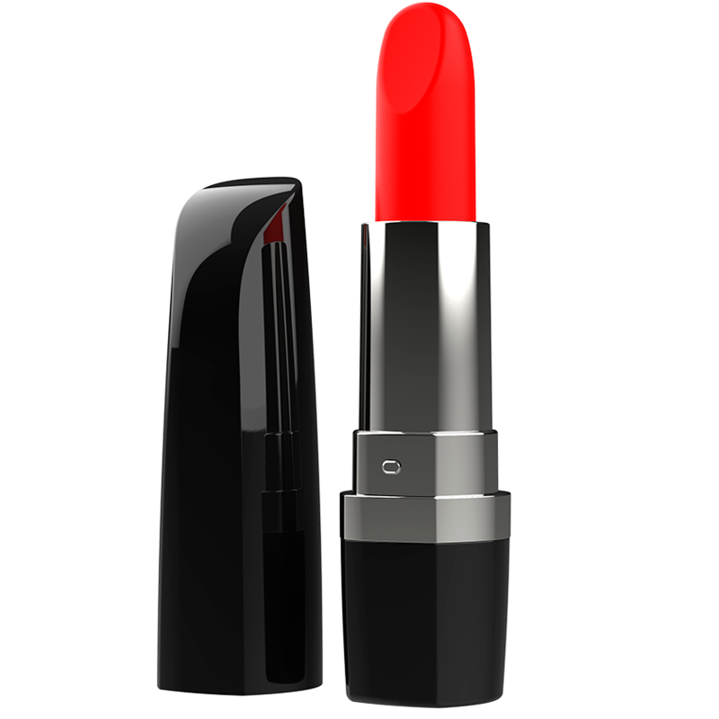 Intense Lippsy Vibrating Lipstick Mini Vibrator Black