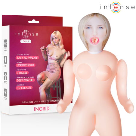 Intense Dolls | Ingrid | Inflatable Doll with Three Orifices
