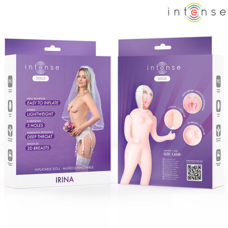 Intense Dolls | Irina | Φουσκωτή Κούκλα με 3 Ανοίγματα