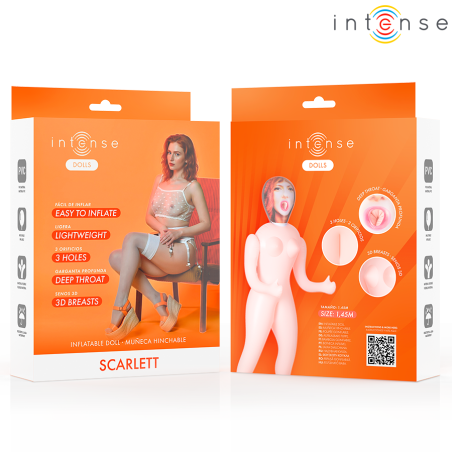 Intense Dolls | Scarlett | Inflatable Doll with Three Orifices