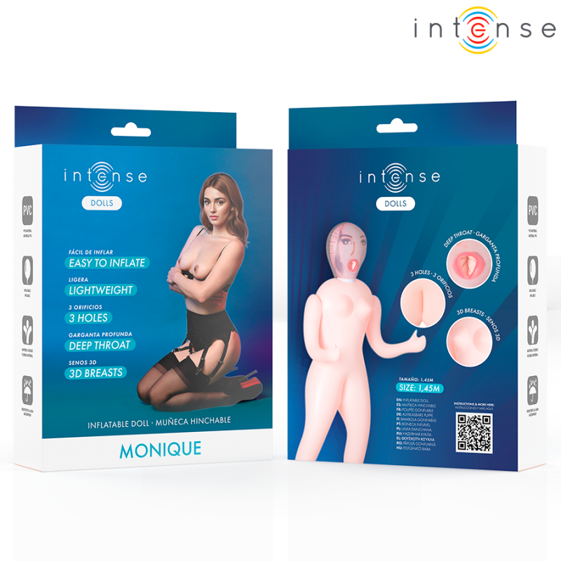 Intense Dolls | Monique | Inflatable Doll with Three Orifices