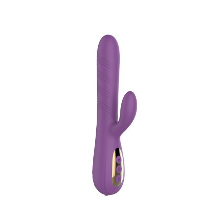 Mokko Toys | Lizzie | Δονητής Rabbit με Περιστροφή - Σιλικόνης - Βιολετί 24cm