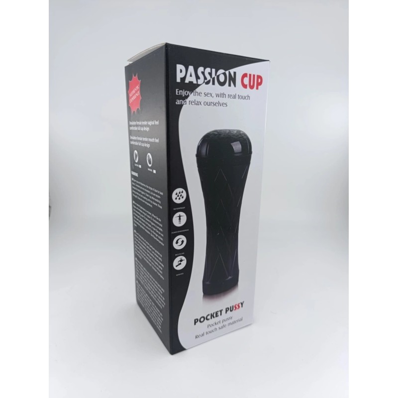 Passion Cup| Pocket Pussy | Vibrating  Masturbator