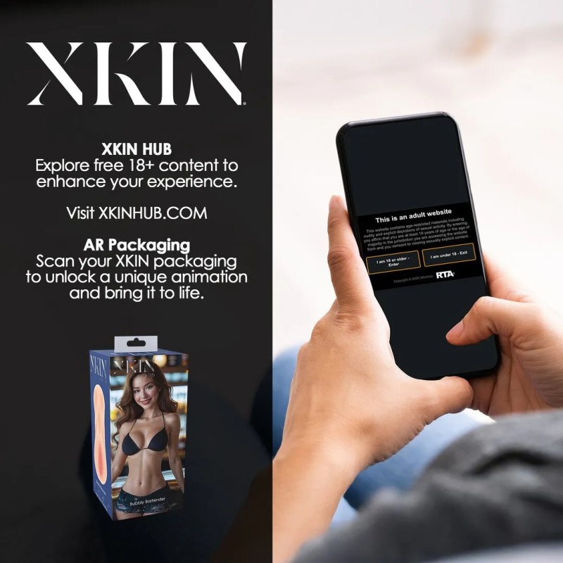 XKIN | Sasha Slippernip | Vaginal Realistic Masturbator