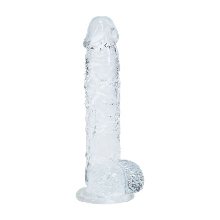 RealRock | Crystal Clear | Ρεαλιστικό Dildo με Όρχεις Διάφανο 12,7cm