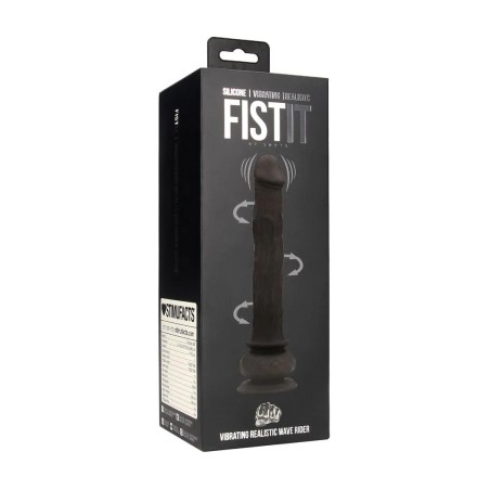 Fist It | Realistic Wave Rider Vibrating Dildo Black