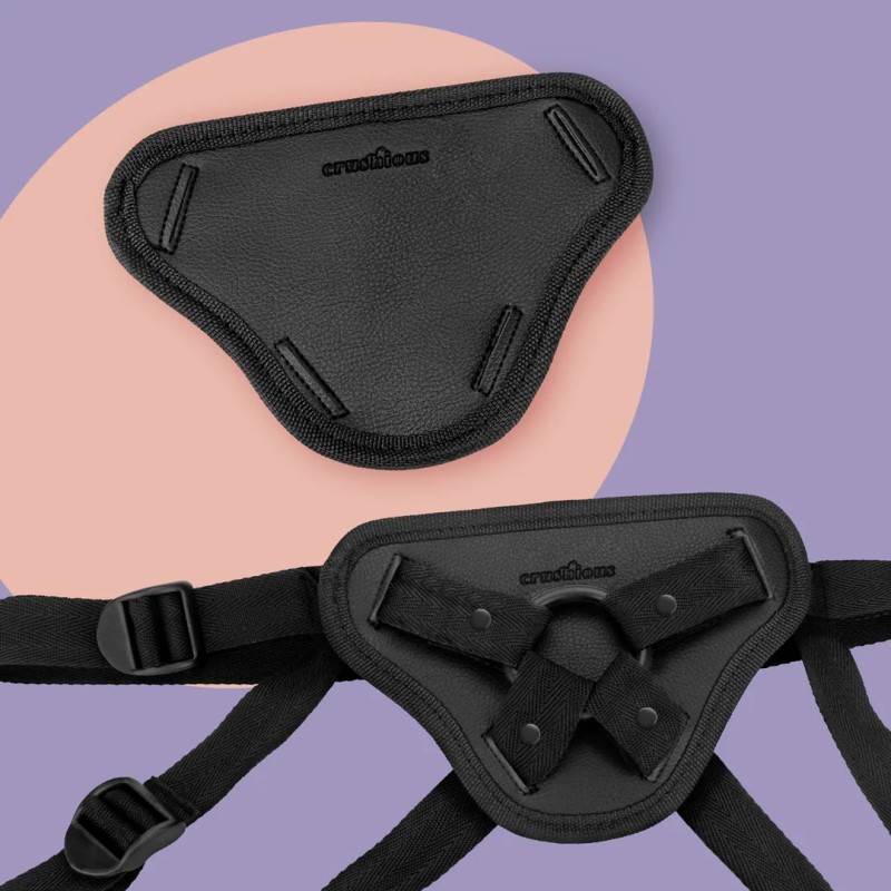 Crushious | Snap Strap | Strap-on Harness Black