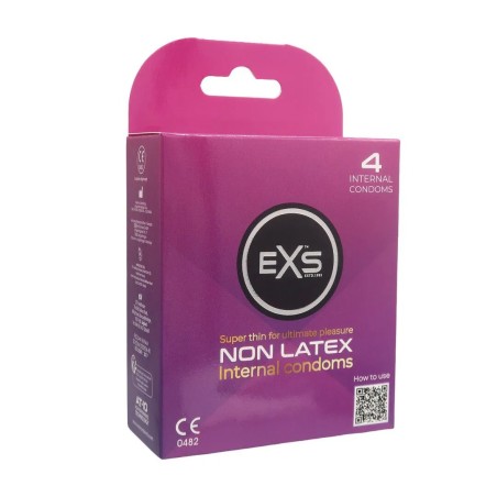 EXS | Non-Latex Internal Condoms 4 Pack