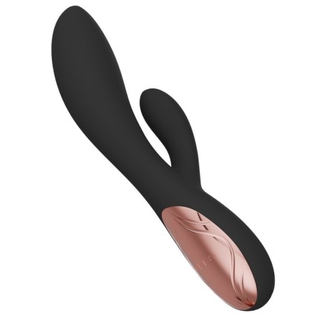 Lelo | Ina Thrust | Rabbit Thrusting Silicone Vibrator Black