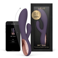 Lelo | Ina Thrust | Rabbit Δονητής Σιλικόνης με Ώθηση Μωβ