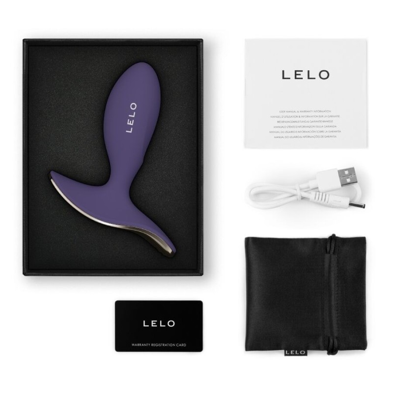 Lelo | Surfer 2 | Δονούμενη Πρωκτική Σφήνα Σιλικόνης Unisex Μωβ